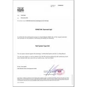 Certificado CE de la Serie S22 de seguridad